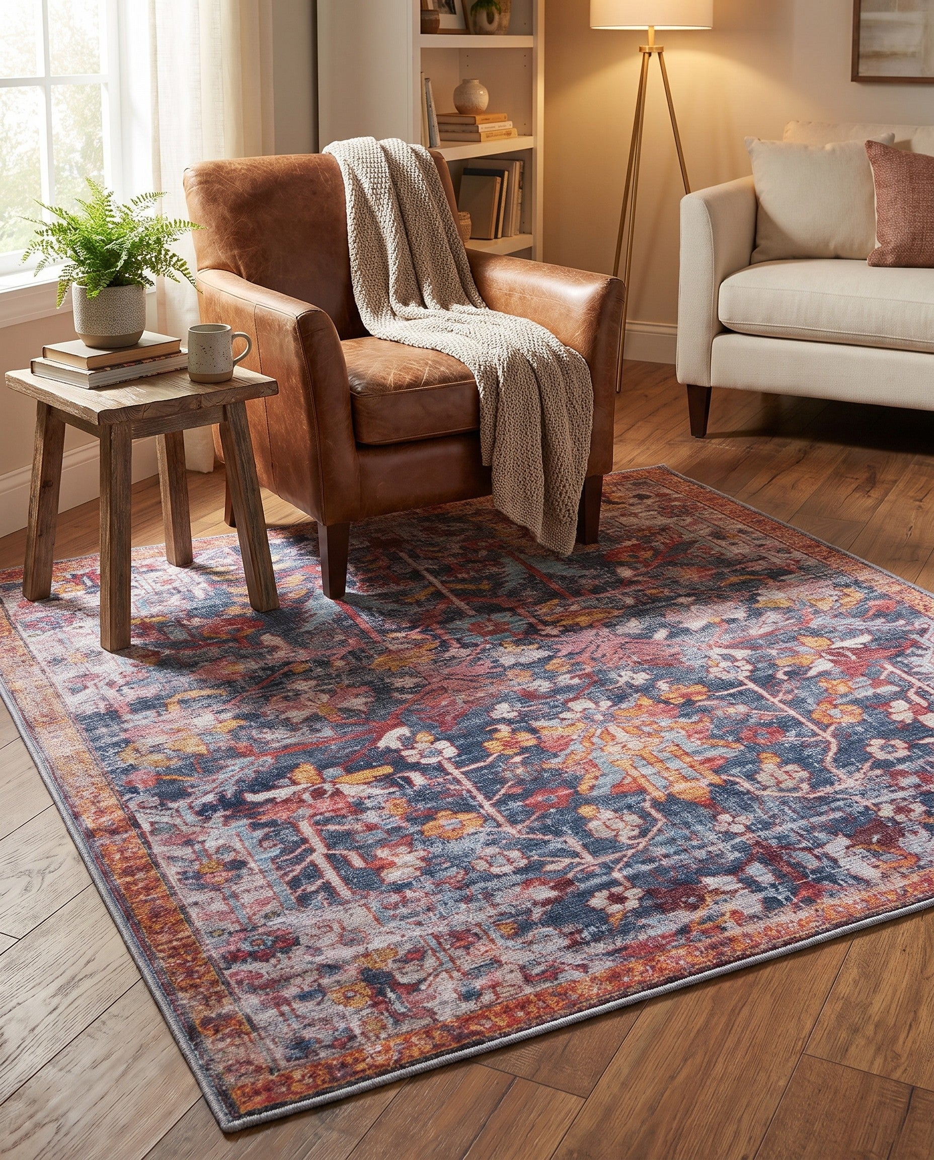 4' x 4' Maahru Square Rug