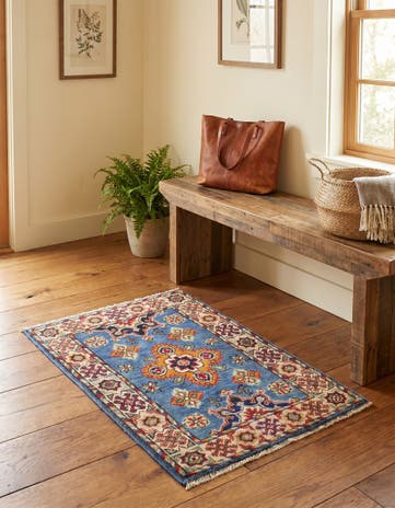 2' x 2' 11 Hand Knotted Kazak Rug