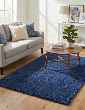 4' x 6' Solid Frieze Rug