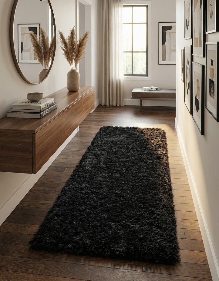 2' x 6' 5 Infinity Shag Runner Rug