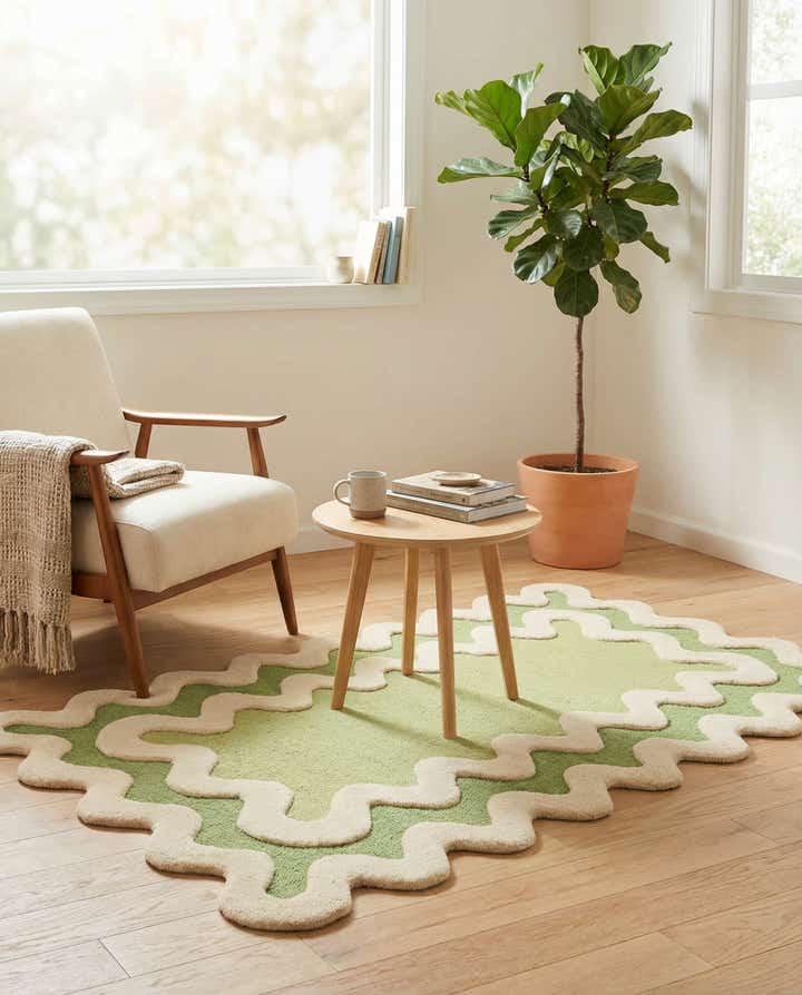 3' 1 x 5' 3 Happy Rugs Wiggles Wool