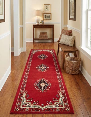 2' x 8' 2 Mashad Design Runner Rug