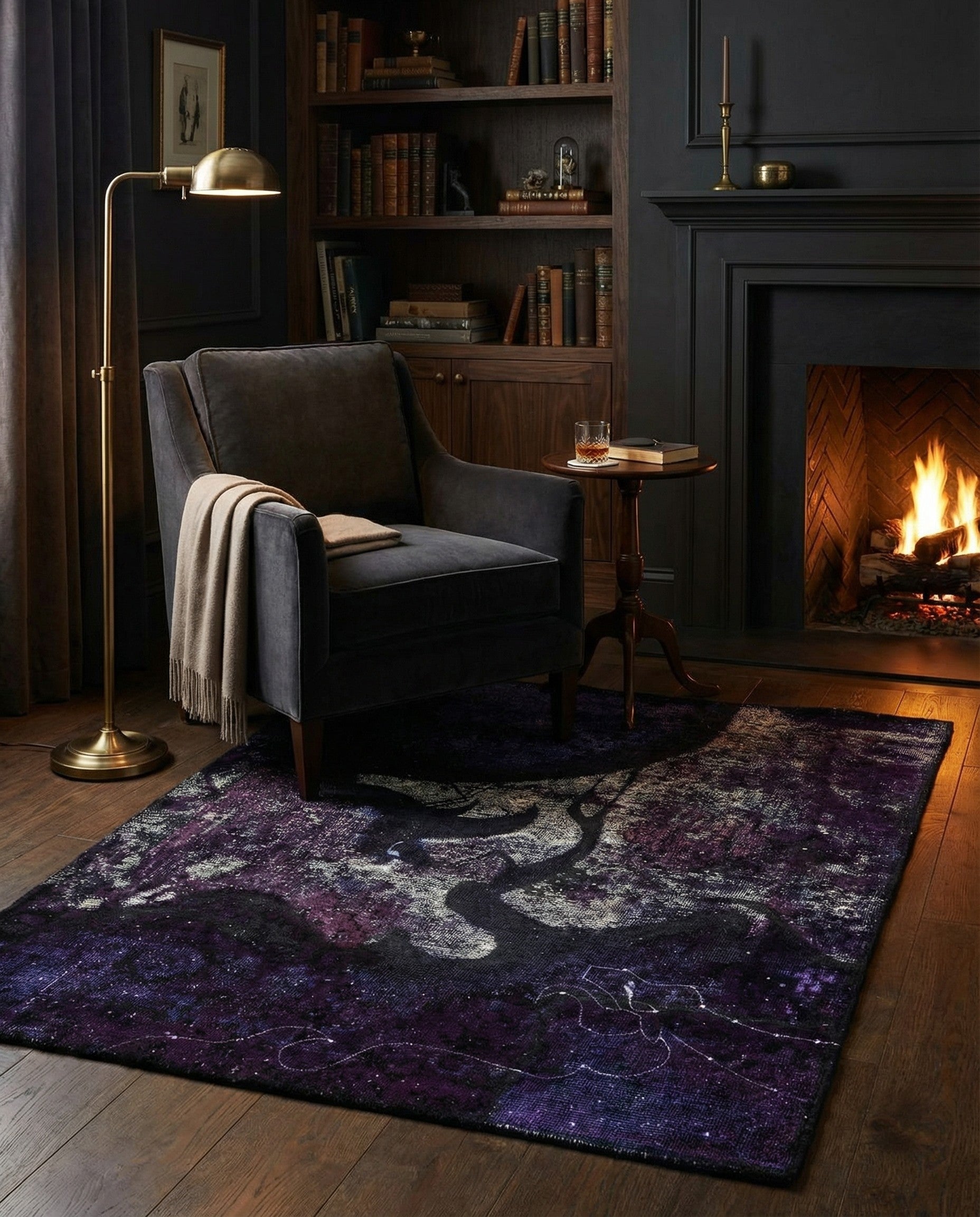 3' 7 x 4' 7 Hand Knotted Ultra Vintage Persian Wool Rug