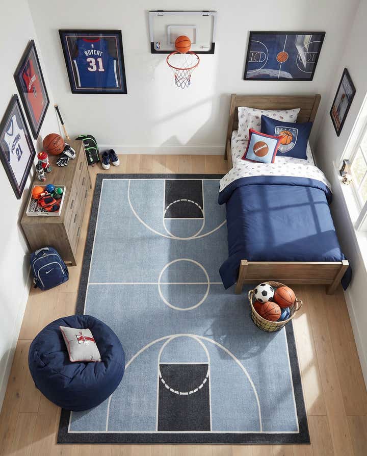 7' 10 x 10' Sports Washable Rug