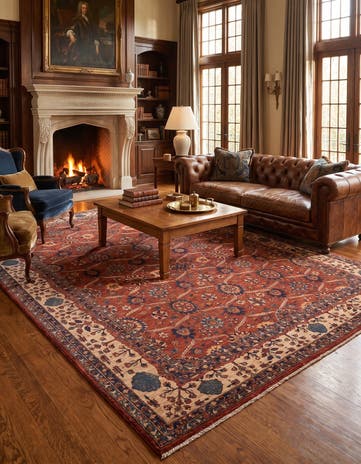 11' 9 x 15' 11 Hand Knotted Ariana Ziegler Rug