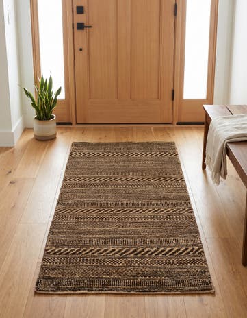 2' 1 x 4' Hand Knotted Kashkuli Gabbeh Oriental Wool Runner Rug