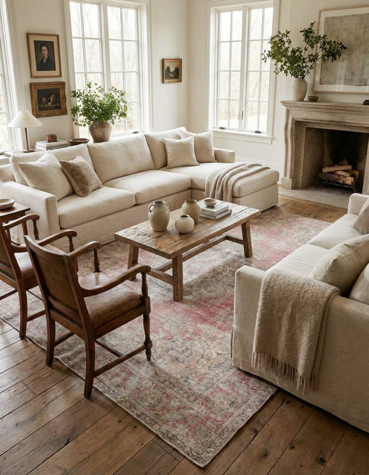 Detail image of 9' x 11' 9 Hand Knotted Ultra Vintage Persian Wool Rug