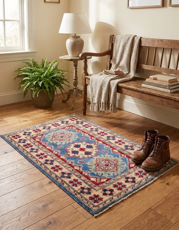 2' 1 x 3' Hand Knotted Kazak Rug