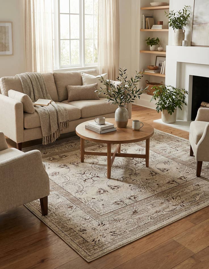 Detail image of 7' 10 x 7' 10 Vista Square Rug