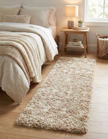 2' x 6' Moroccan Trellis Shag Runner Rug