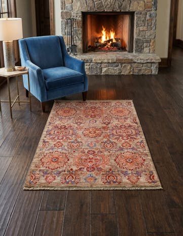 3' 5 x 4' 10 Hand Knotted Ariana Ziegler Rug