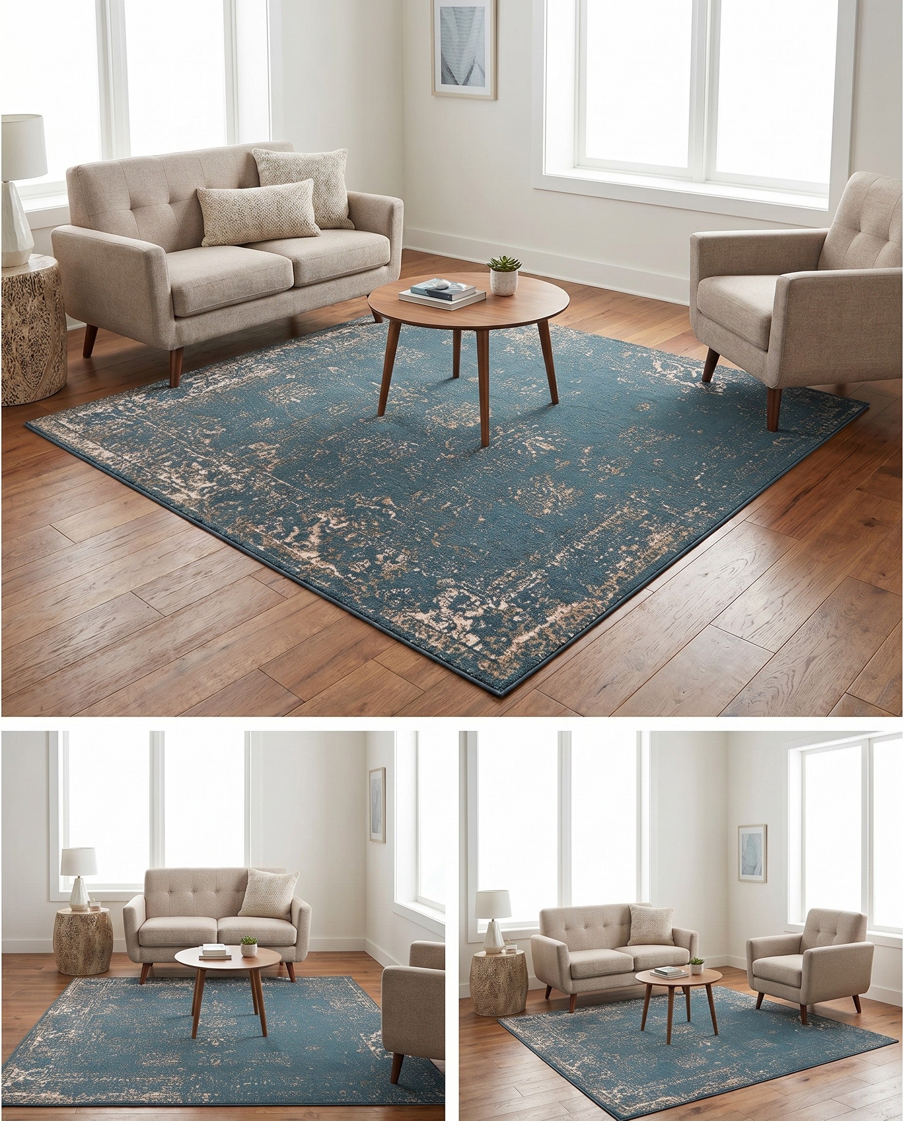 6' x 6' Monte Carlo Square Rug