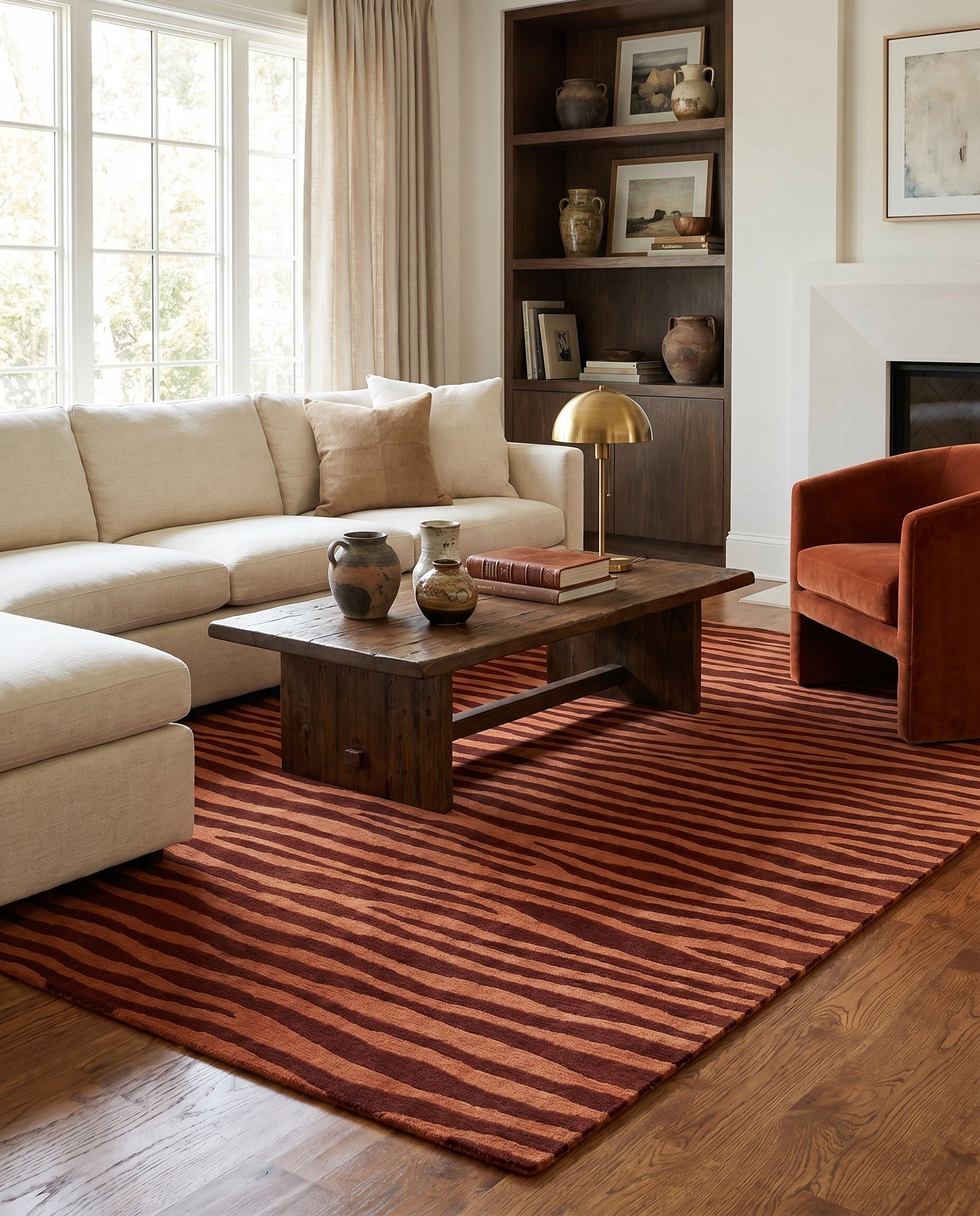 6' 7 x 9' 9 Hand Knotted Nepal Wool Rug