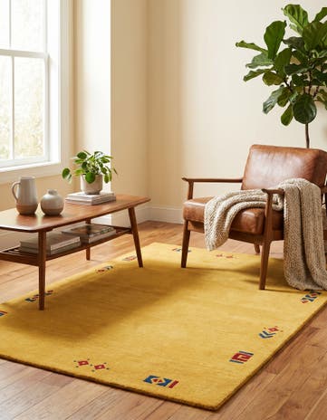 4' x 5' 8 Hand Knotted Nepal Wool Rug