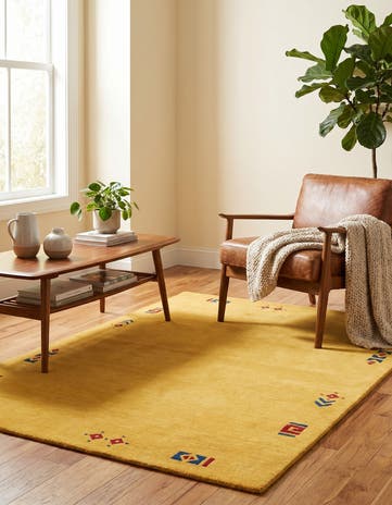 4' x 5' 8 Hand Knotted Nepal Wool Rug