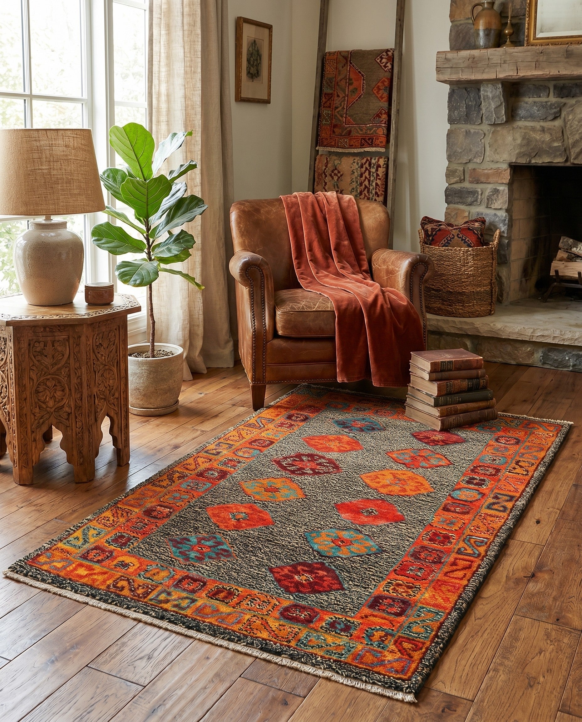 3' 3 x 5' 2 Hand Woven Balouch Wool Rug