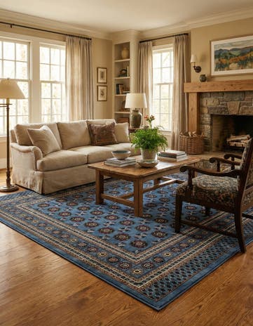 7' 10 x 7' 10 Bokhara Square Rug