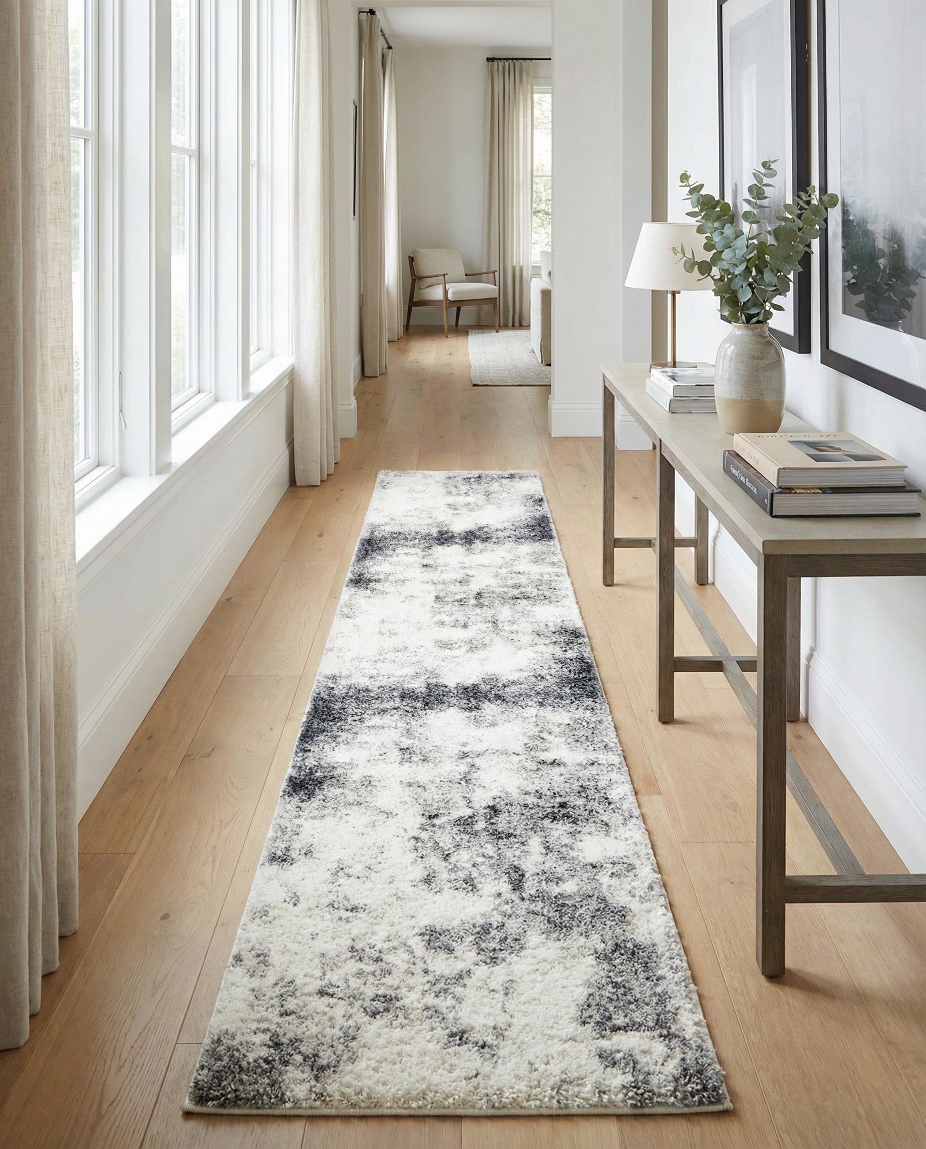  2' 7 x 13' Soft Touch Shag Runner Rug