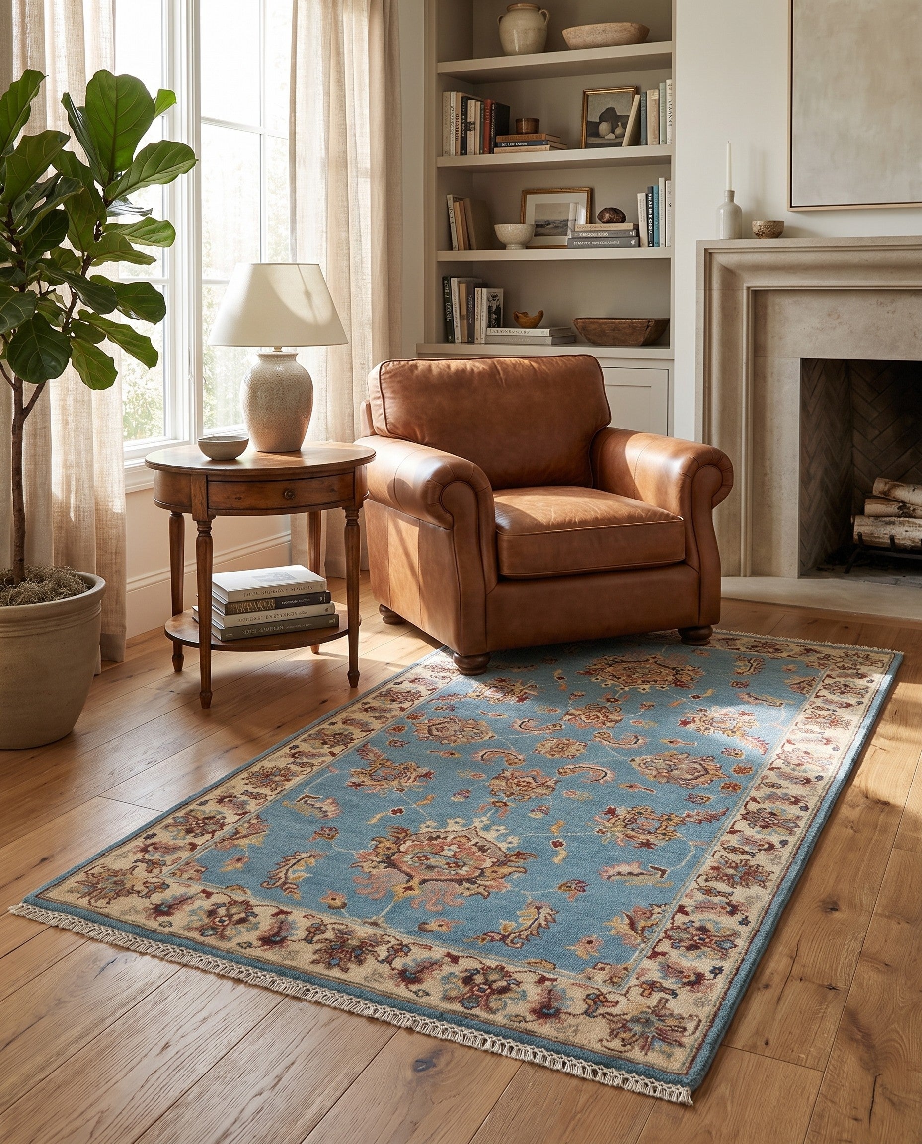 3' x 5' 1 Hand Knotted Ziegler Rug