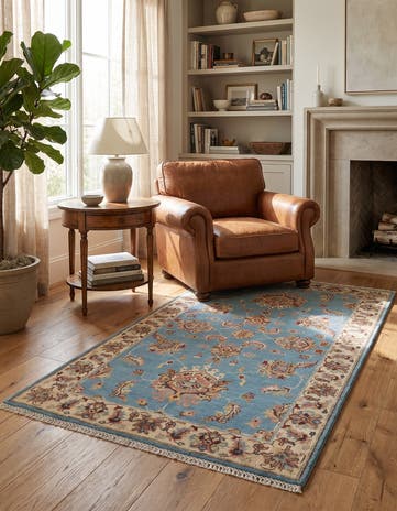 3' x 5' 1 Hand Knotted Ziegler Rug