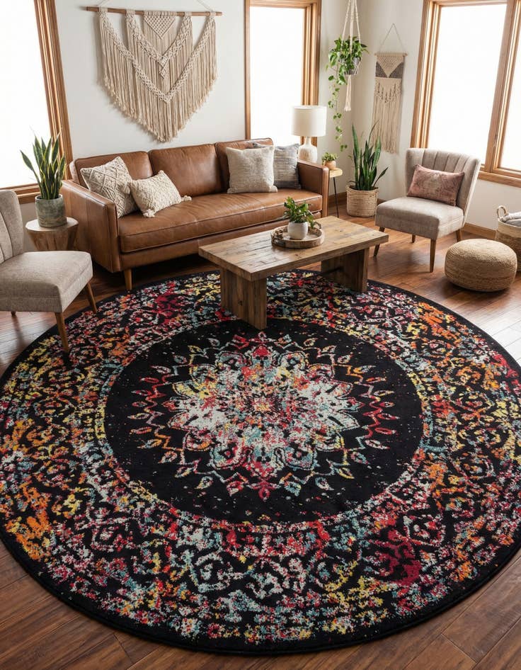 Detail image of 10' x 10' Madeline Round Rug