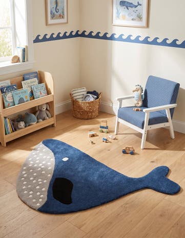 4' 1 x 6' 1 Playtime Kids Wool Freeform Rug