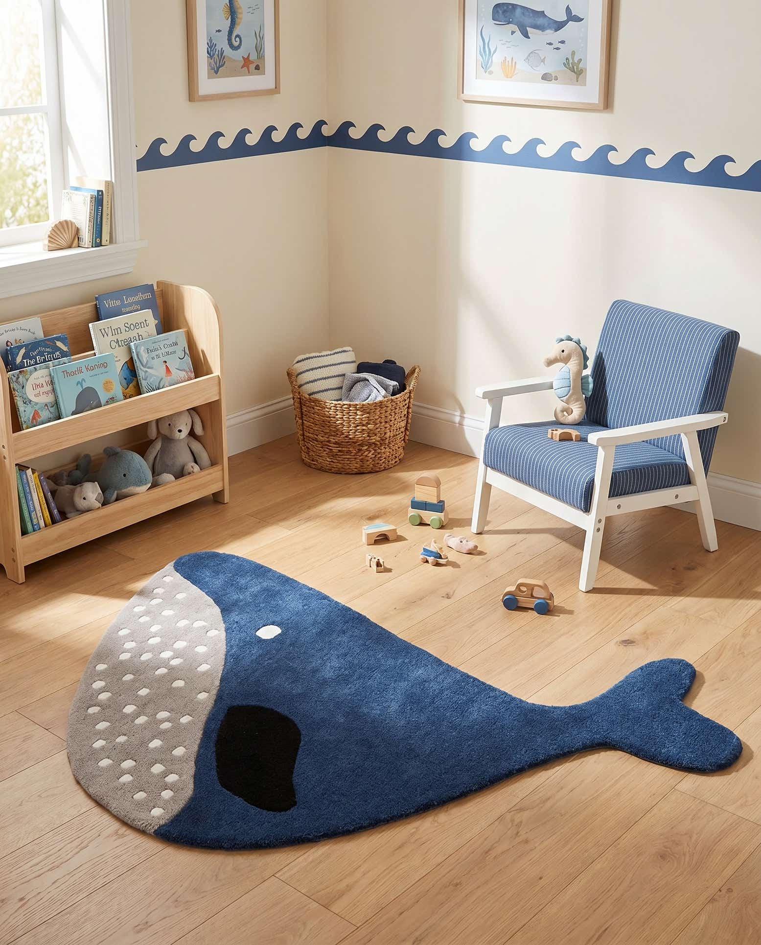 4' 1 x 6' 1 Playtime Kids Wool Freeform Rug