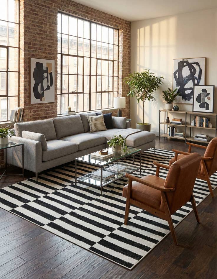 Detail image of 9' 10 x 14' Tribeca Rug