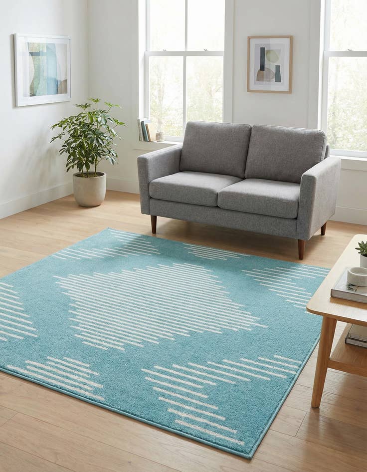 Detail image of 5' 3 x 5' 3 Kai Square Rug