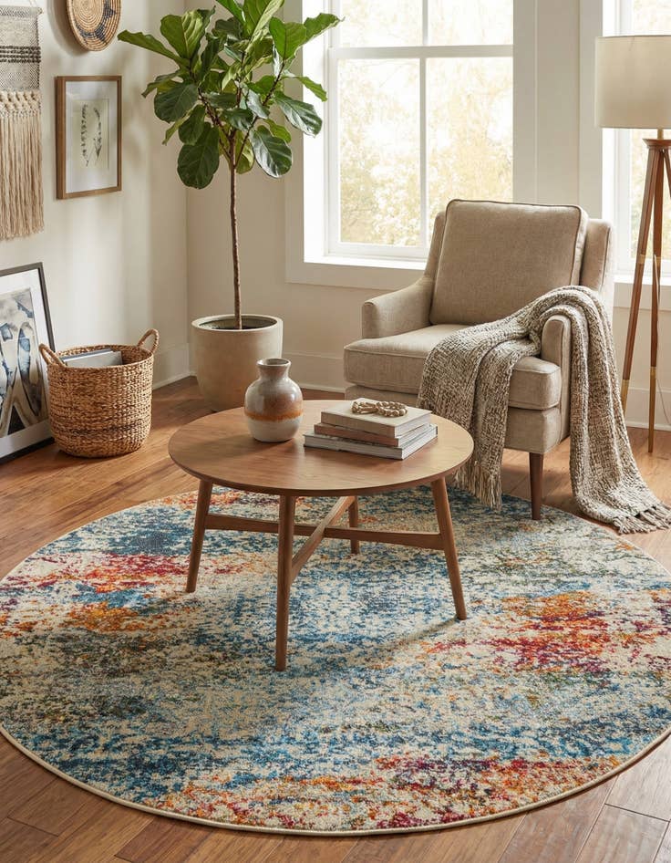 Detail image of 4' 3 x 4' 3 Havana Round Rug