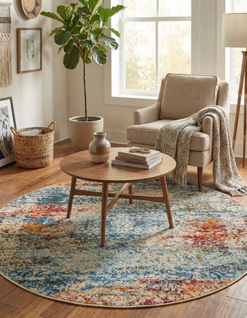 4' 3 x 4' 3 Santiago Round Rug