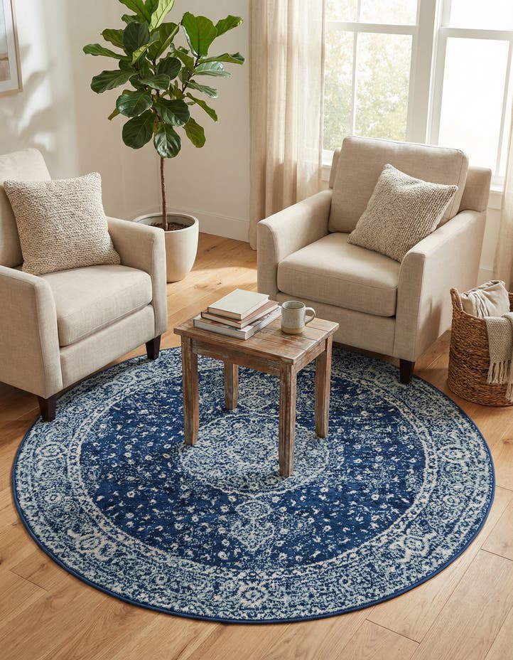 5' 3 x 5' 3 Dover Round Rug