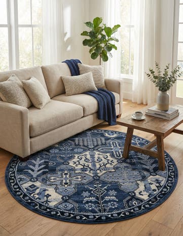 6' x 6' Miranda Round Rug