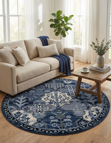 6' x 6' Miranda Round Rug
