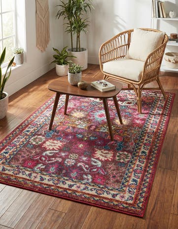 3' 3 x 5' 3 Washable Fleur Rug