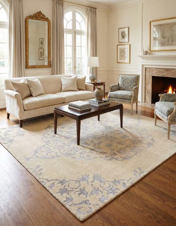 4' 10 x 7' 10 Hand Knotted Darya Rug