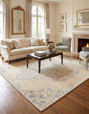 4' 10 x 7' 10 Hand Knotted Darya Rug