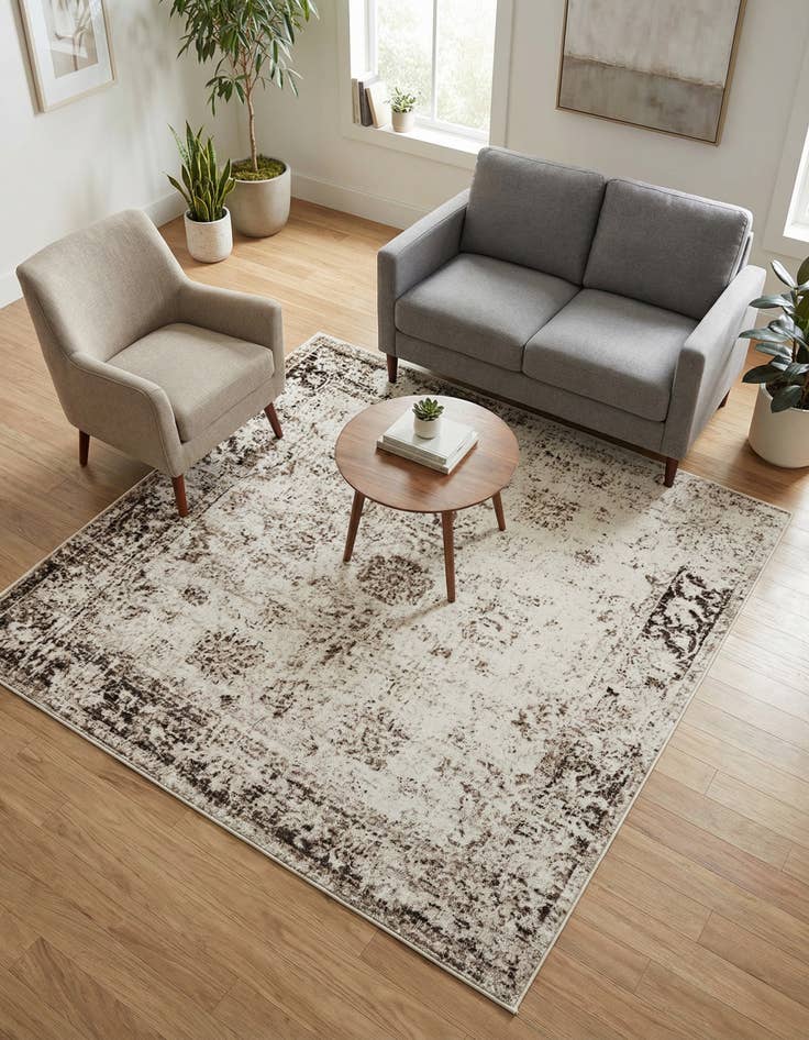 Detail image of 6' x 6' Monte Carlo Square Rug