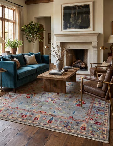 5' x 6' 5 Hand Knotted Kazak Rug