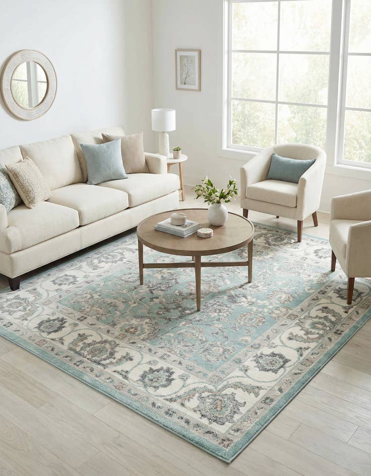 Detail image of 7' 10 x 7' 10 Aurelia Square Rug