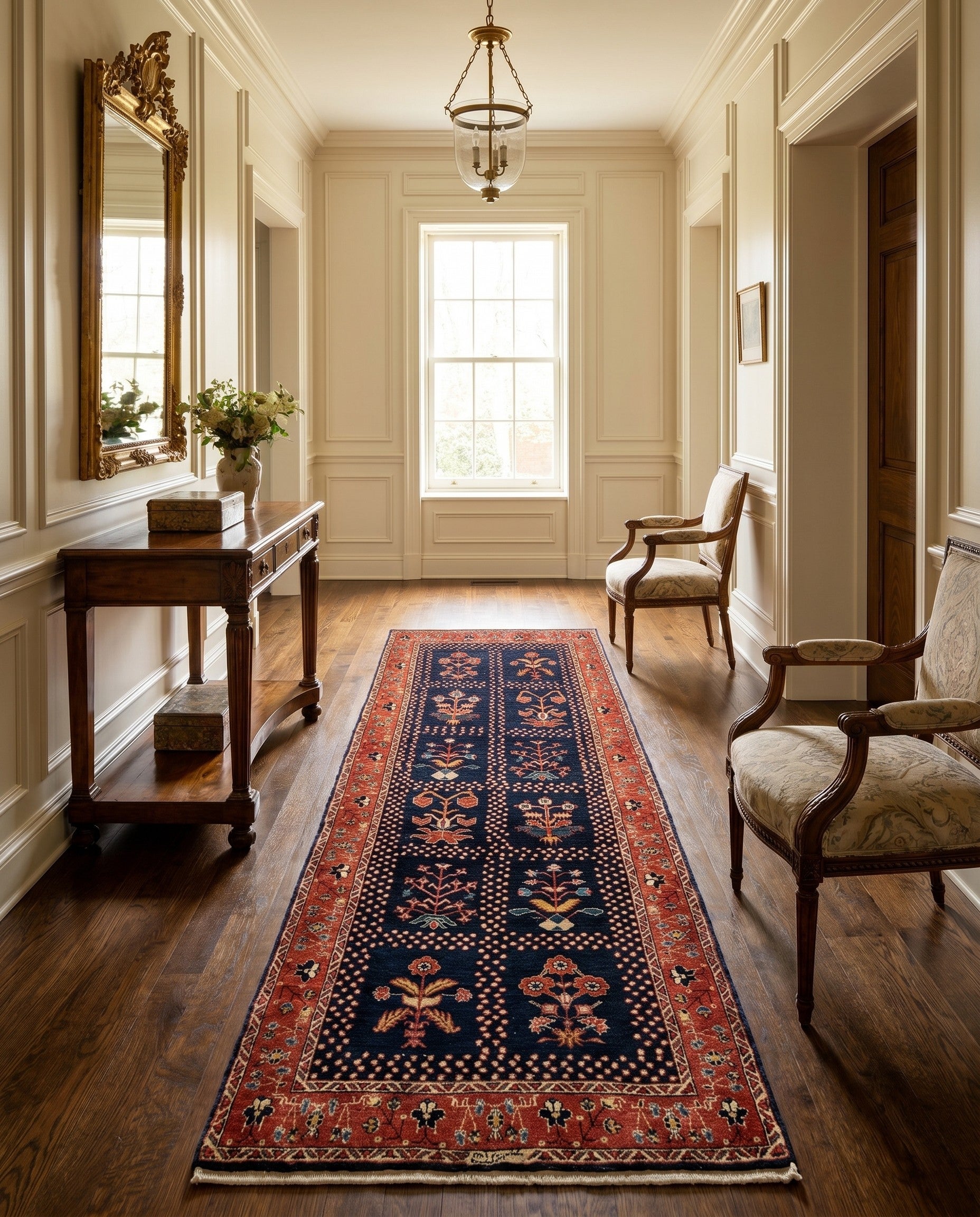 2' 10 x 6' 8 Luribaft Wool Runner Rug