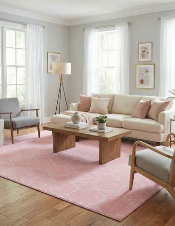 10' x 14' Lattice Frieze Rug