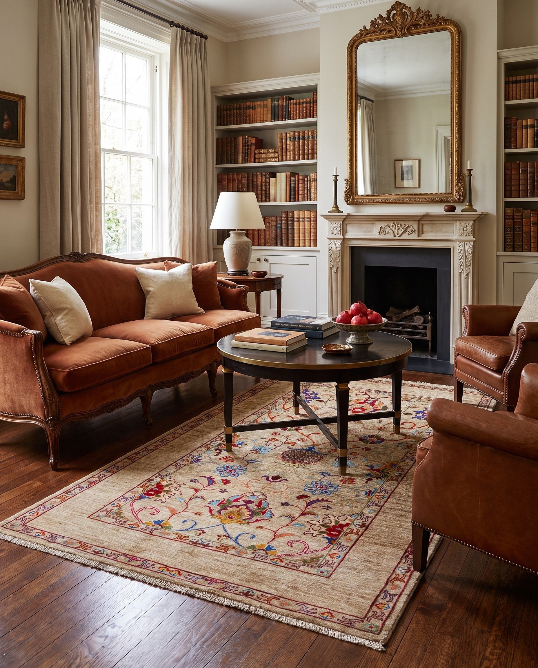 4' x 5' 10 Hand Knotted Ariana Ziegler Rug