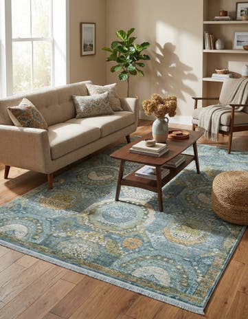 Light Blue Santiago Rug