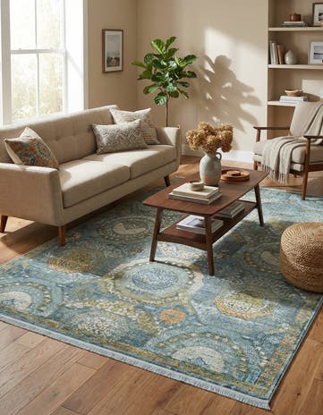 Light Blue Santiago Rug