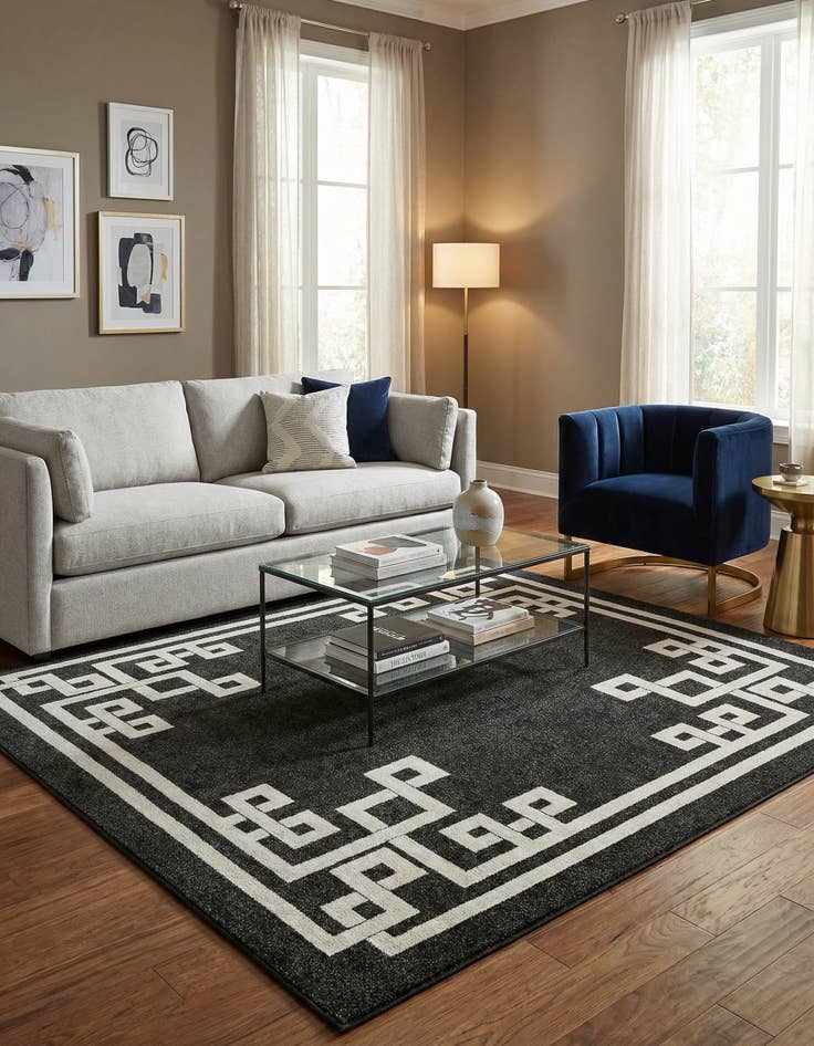 Detail image of 7' 10 x 7' 10 Hera Square Rug