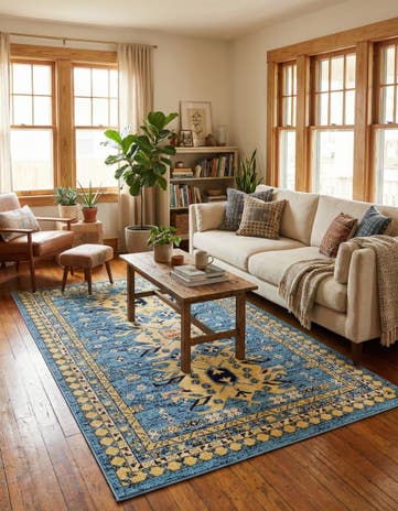 5' 3 x 8' Heris Rug