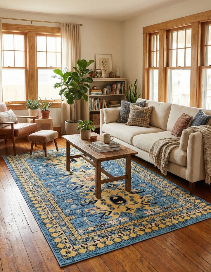 5' 3 x 8' Heris Rug