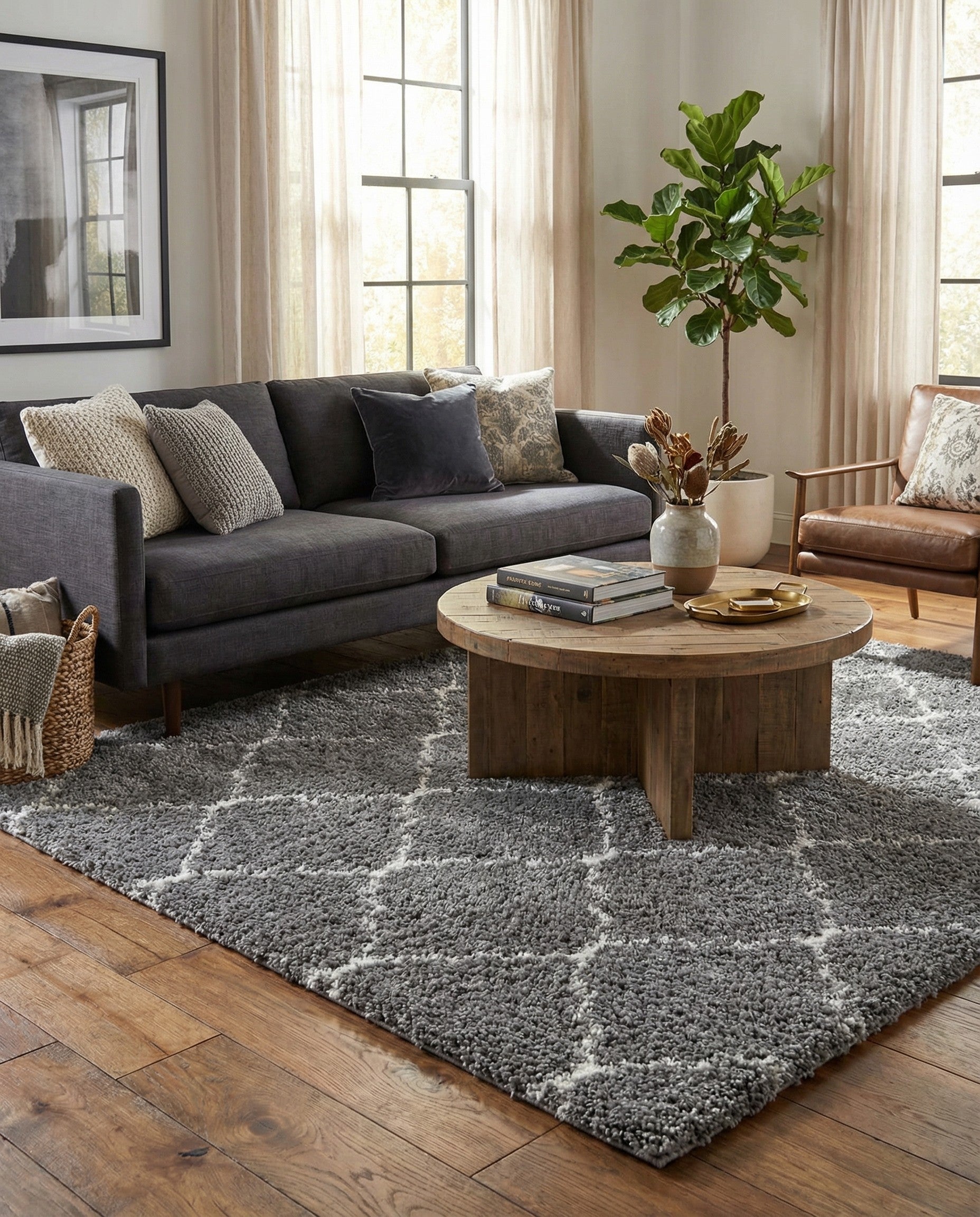 7' 10 x 7' 10 Marrakesh Shag Square Rug