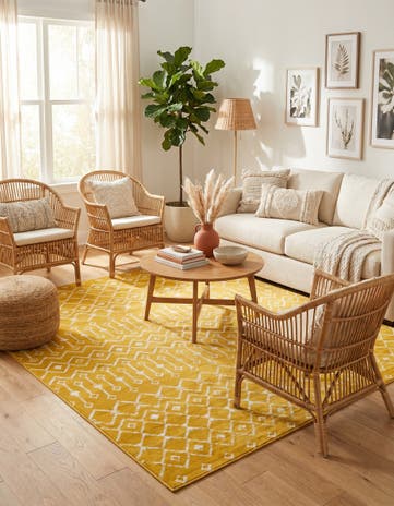 7' 10 x 7' 10 Kasbah Trellis Square Rug